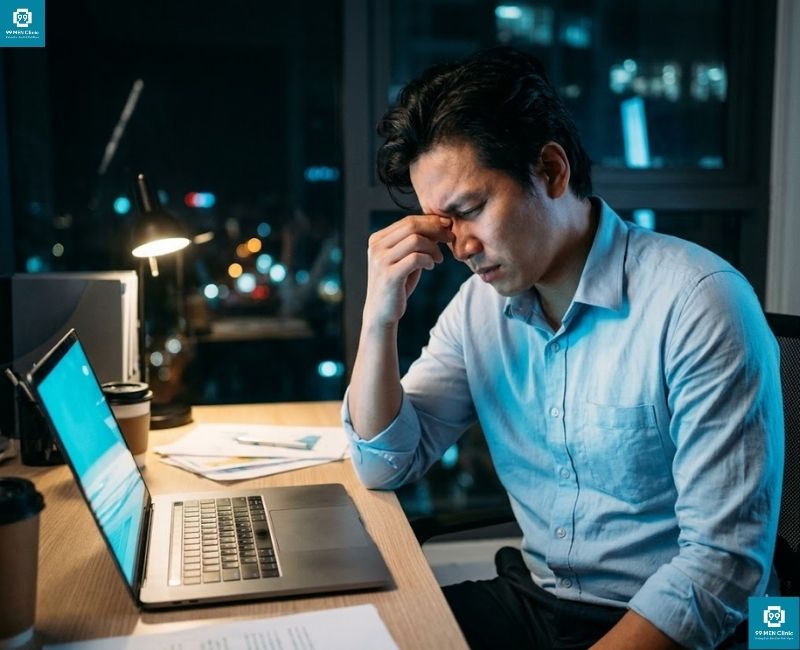 Căng thẳng công việc kéo dài là nguyên nhân hàng đầu gây rối loạn cương dương ở nam giới trẻ