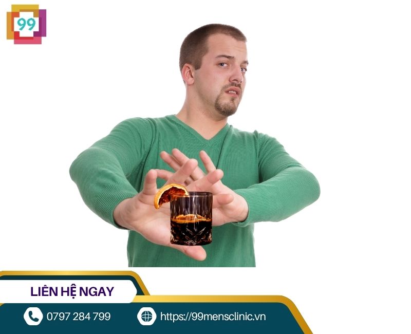 Hạn chế chất kích thích như rượu bia