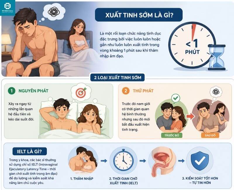 Xuất tinh sớm là gì