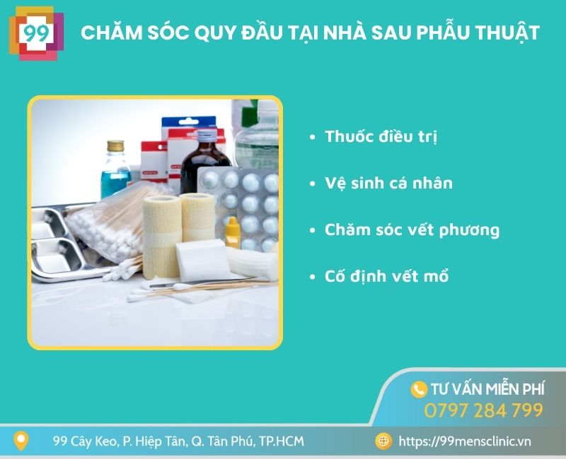 Chăm sóc quy đầu sau phẫu thuật tại nhà