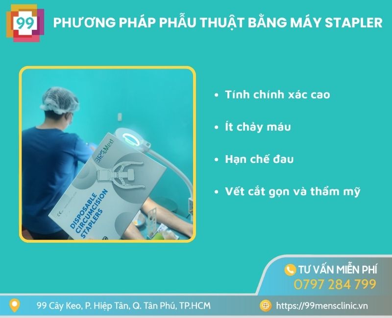 Phương pháp phẫu thuật bằng máy stapler
