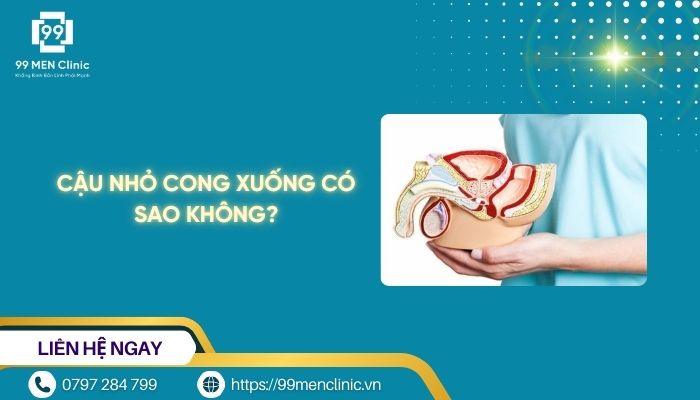 Cậu nhỏ cong xuống