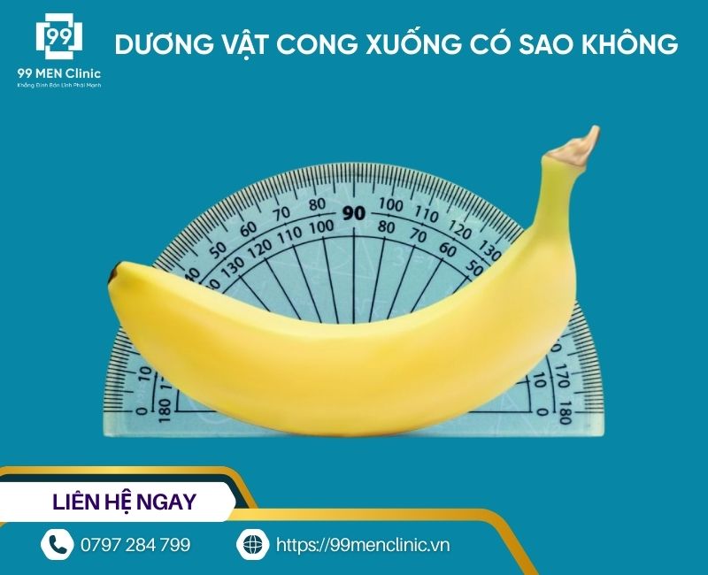 Dương vật cong xuống có sao không