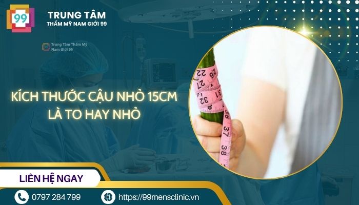 Kích thước cậu nhỏ 15cm là to hay nhỏ