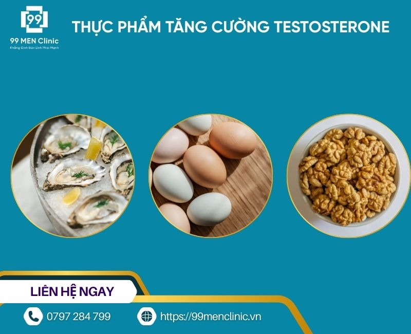 Thực phẩm tăng cường testosterone