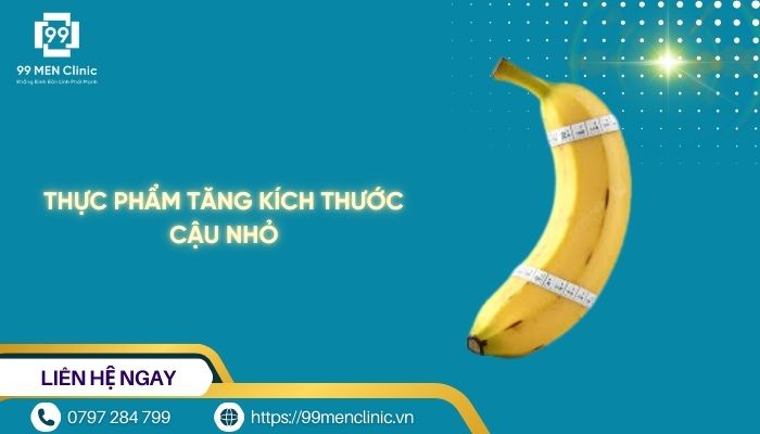 Thực phẩm tăng kích thước cậu nhỏ