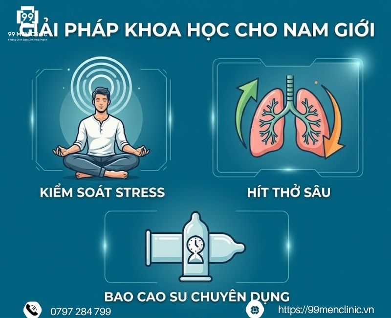 Tâm lý thoải mái giúp hạn chế xuất sớm