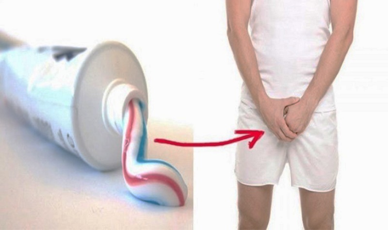 trị xuất tinh sớm bằng kem đánh răng