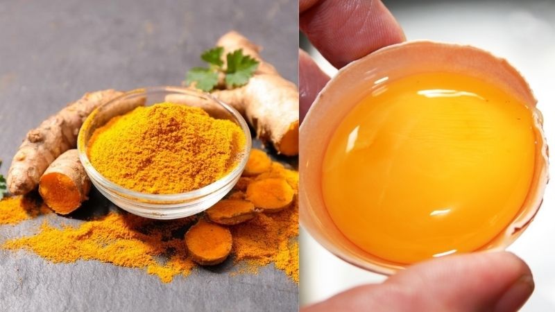 Trứng gà và nghệ cũng là phương pháp tốt trị xuất tinh sớm