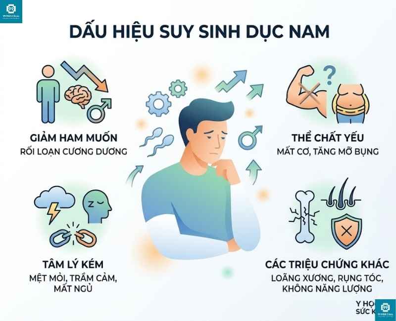 Dấu hiệu suy sinh dục nam