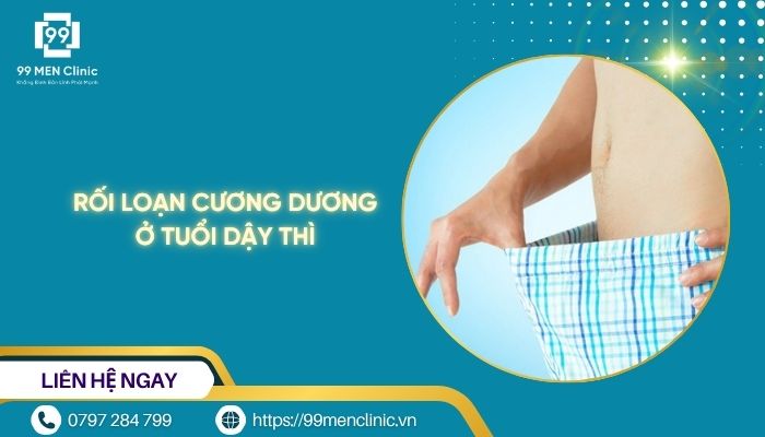 Rối loạn cương dương ở tuổi dậy thì