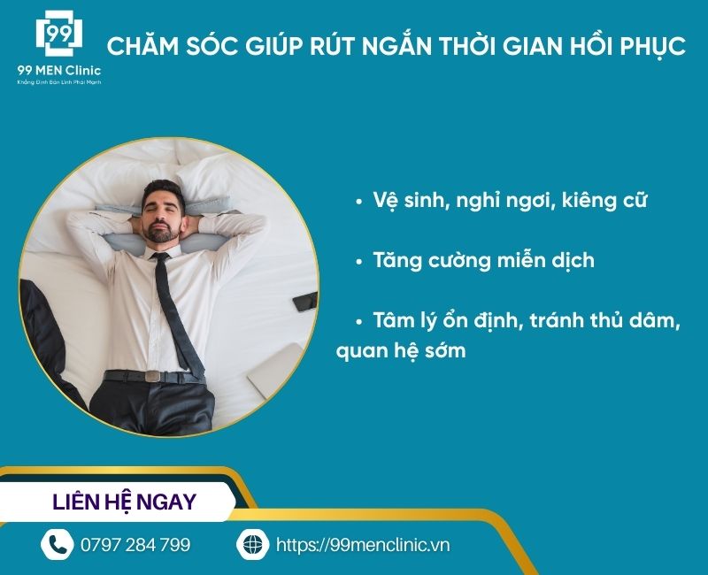Cần chăm sóc kỹ giúp rút ngắn thời gian hồi phục