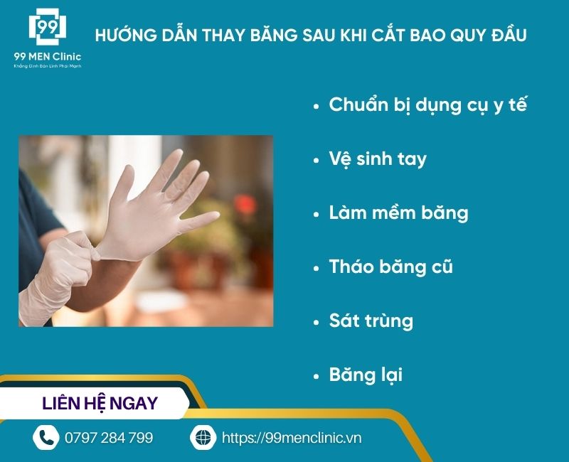 Hướng dẫn thay băng chuẩn y khoa