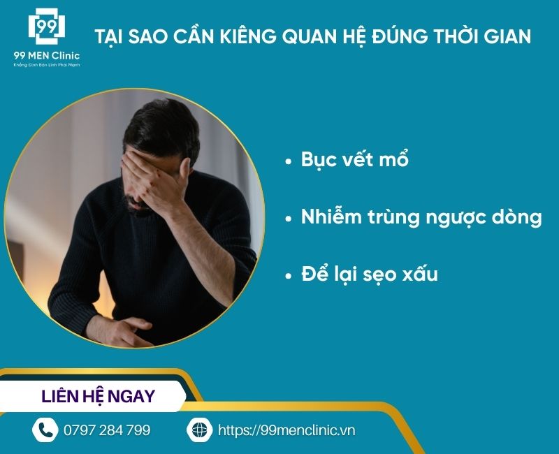 Tại sao cần kiêng quan hệ đúng thời gian