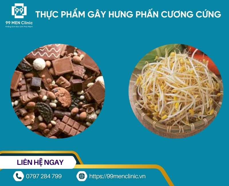 Hạn chế sử dụng thực phẩm gây hưng phấn cương cứng