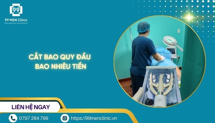 Cắt bao quy đầu bao nhiêu tiền