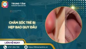 Chăm sóc trẻ bị hẹp bao quy đầu