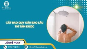 Cắt bao quy đầu bao lâu thì tắm được
