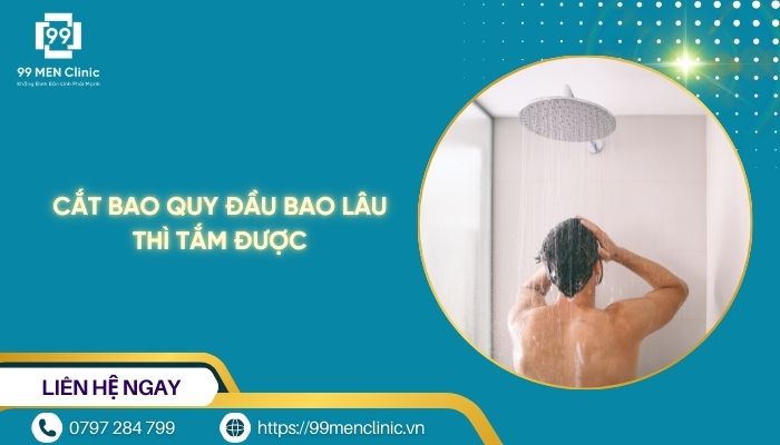 Cắt bao quy đầu bao lâu thì tắm được