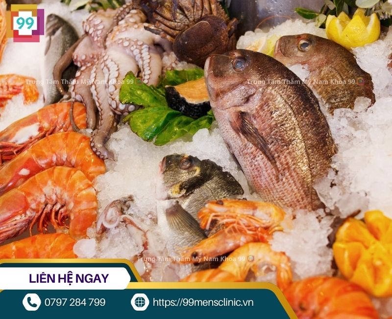 Hải sản gây dị ứng khi viêm