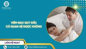 Viêm bao quy đầu có quan hệ được không