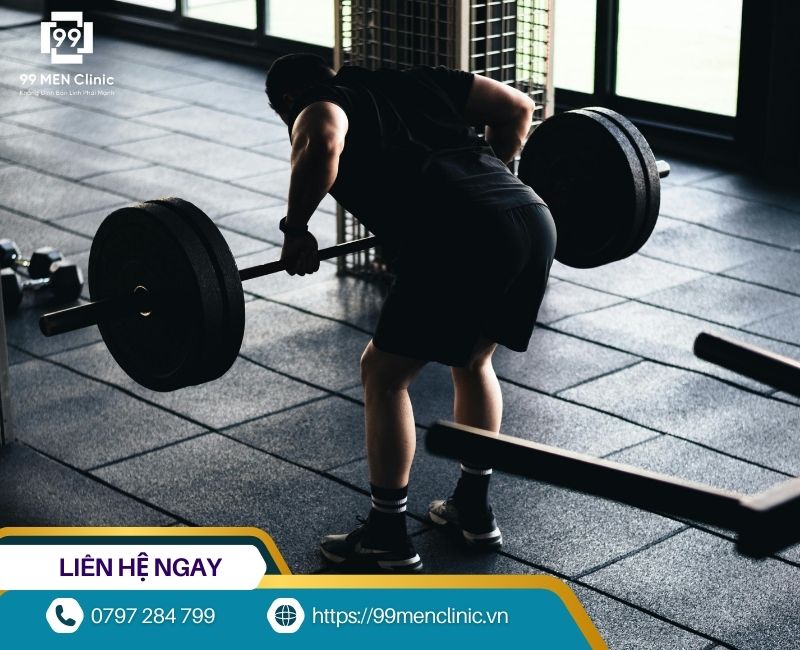 Bài tập tạ tăng cường sinh lý nam giới