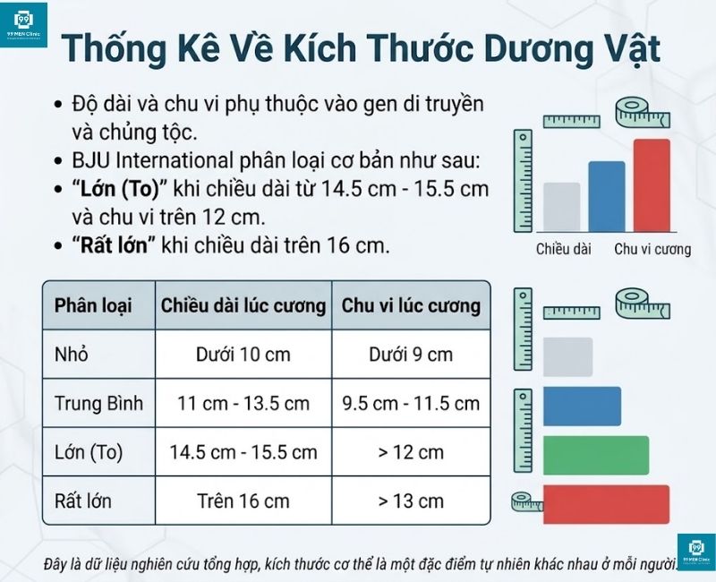 Cu to là bao nhiêu cm kích thước gọi là khủng