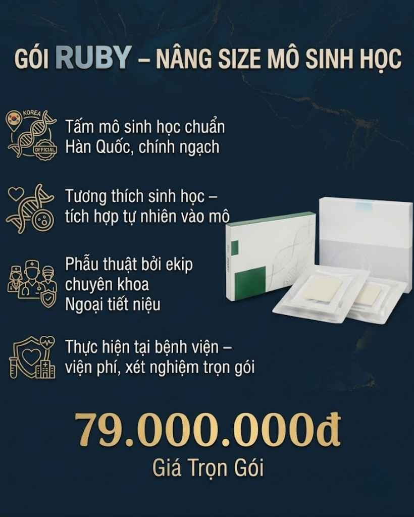 Gói ruby tăng size cậu nhỏ